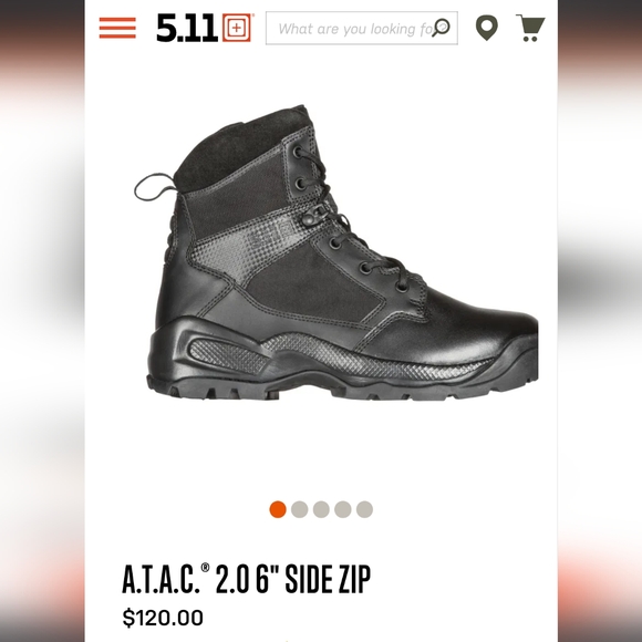 A.T.A.C.® 2.0 6" Side Zip ATAC 2.0 Boots - Picture 6 of 6